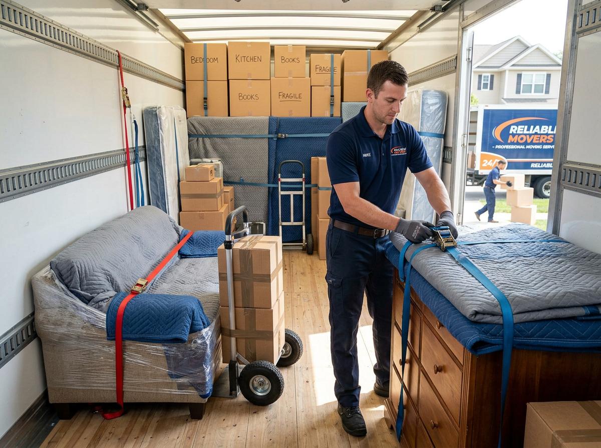 Chargement professionnel camion