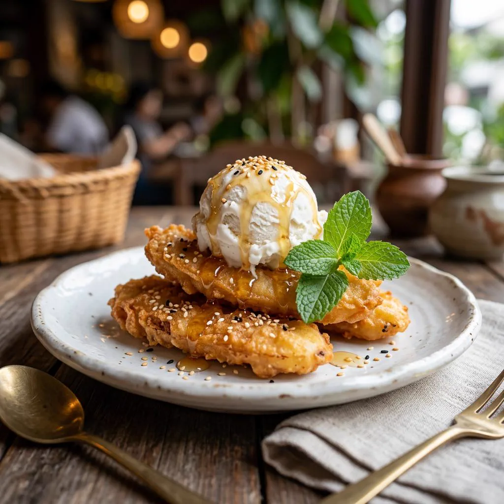 Banana fritters - Beignets de banane