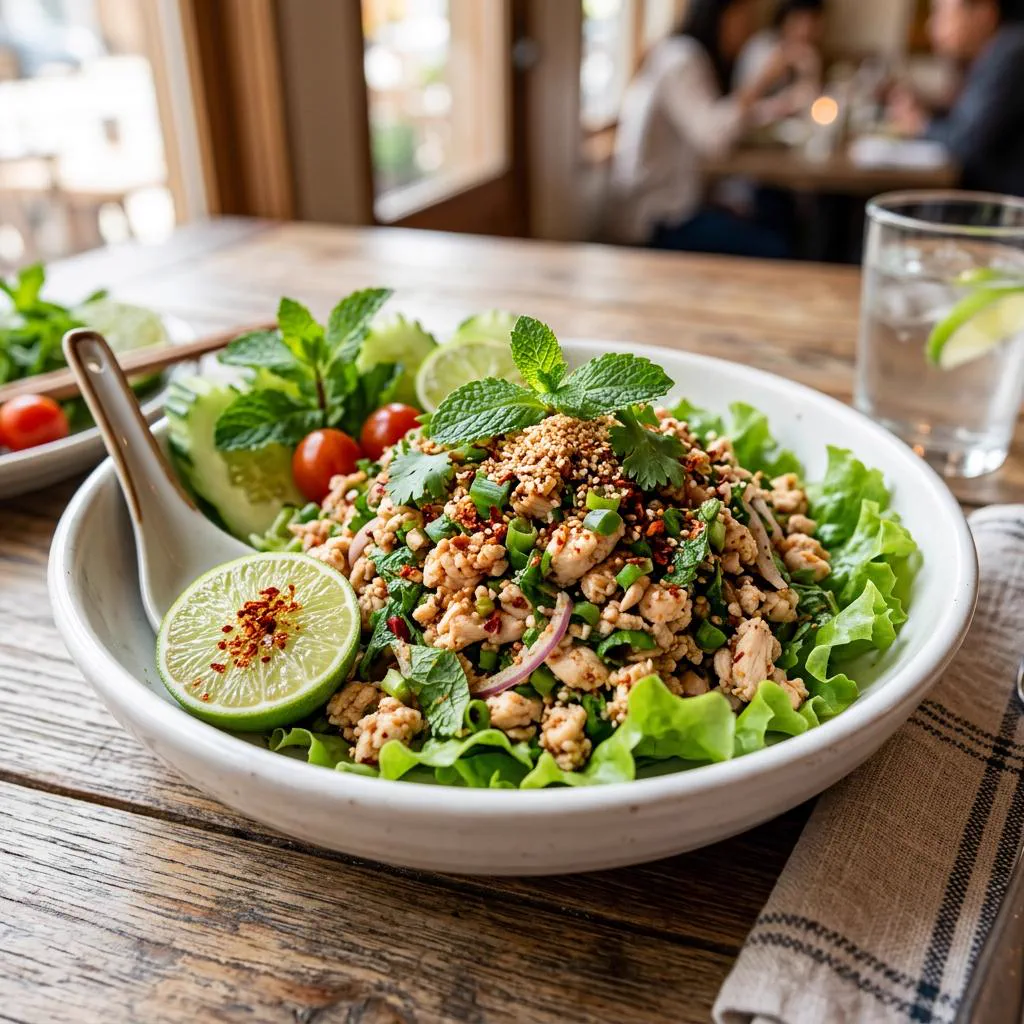 Larb Gai - Salade de poulet haché