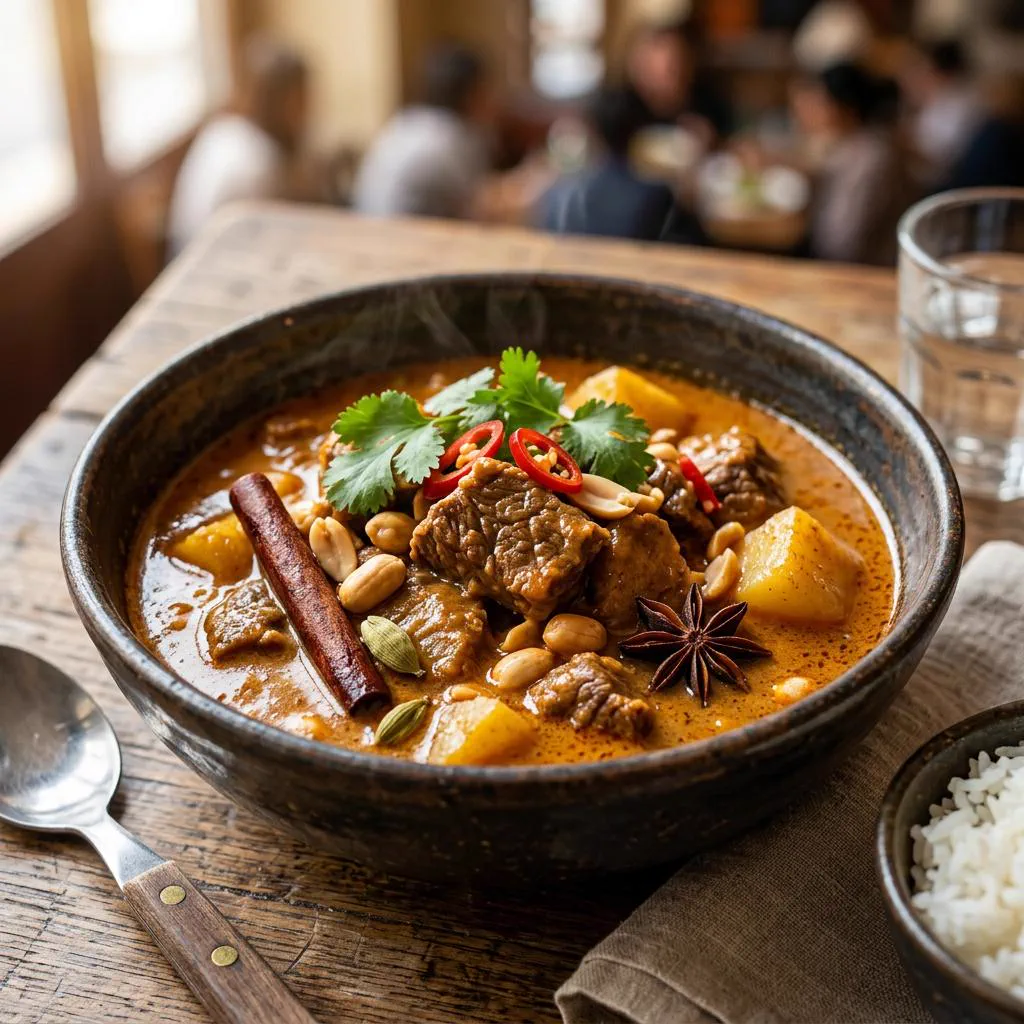 Curry rouge au bœuf