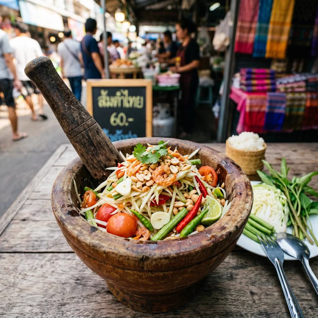 Som Tam - Salade de papaye verte