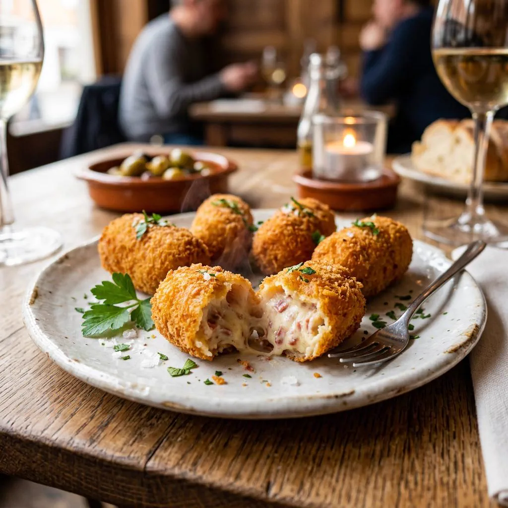 Croquetas de jambon iberique