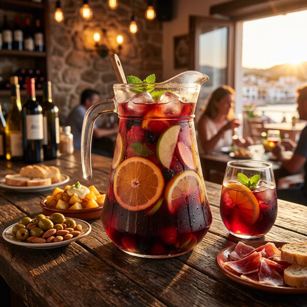 Sangria maison au pichet
