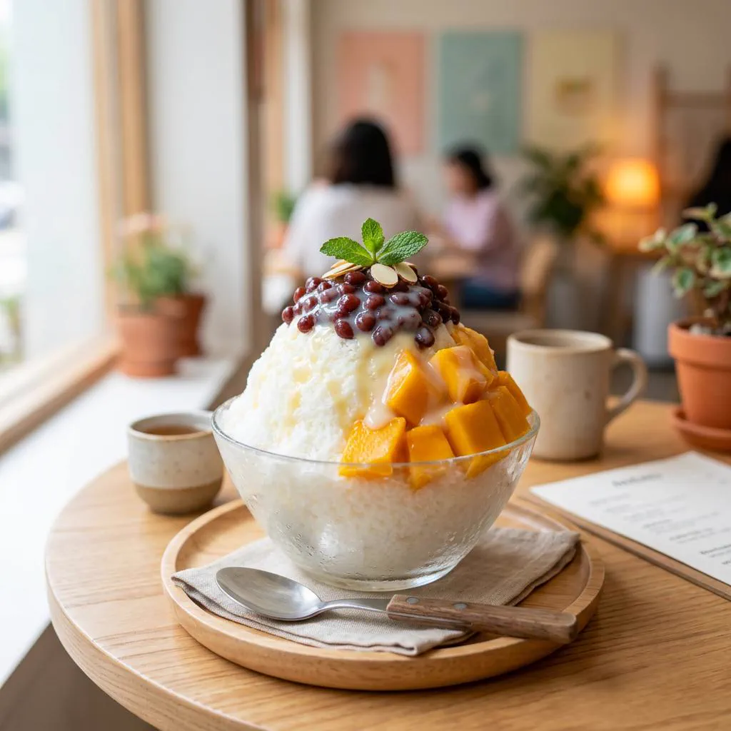 Bingsu glace pilée