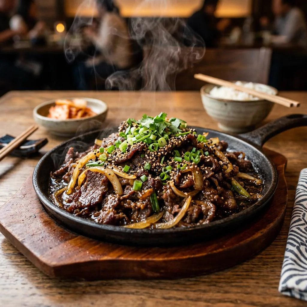 Bulgogi bœuf mariné