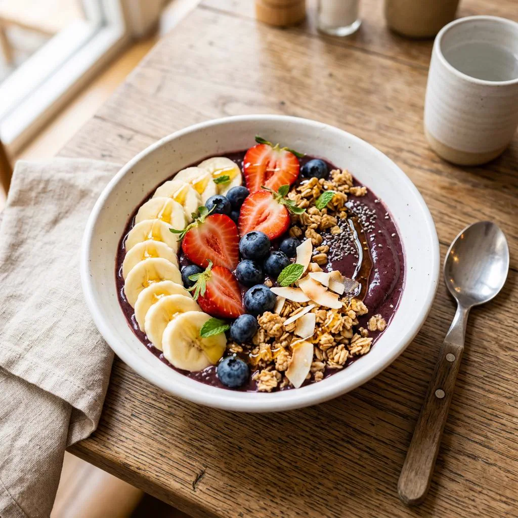 Desserts tropicaux hawaiens - Acai bowl