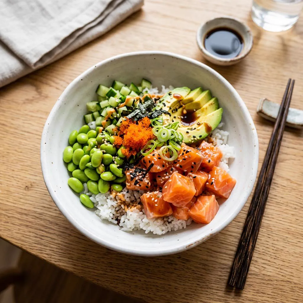 Classic Salmon Bowl - Saumon frais, avocat, edamame
