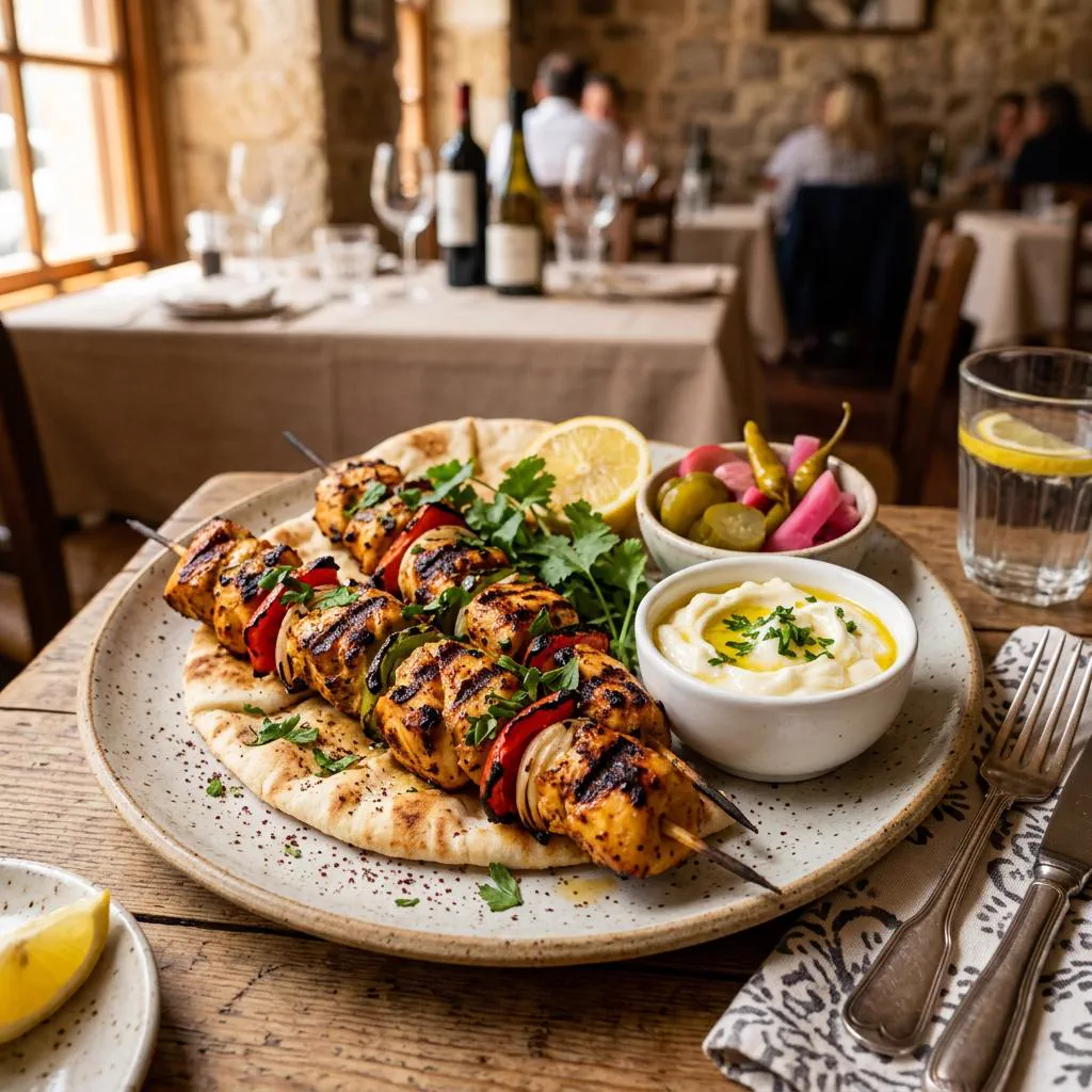 Chich taouk poulet mariné