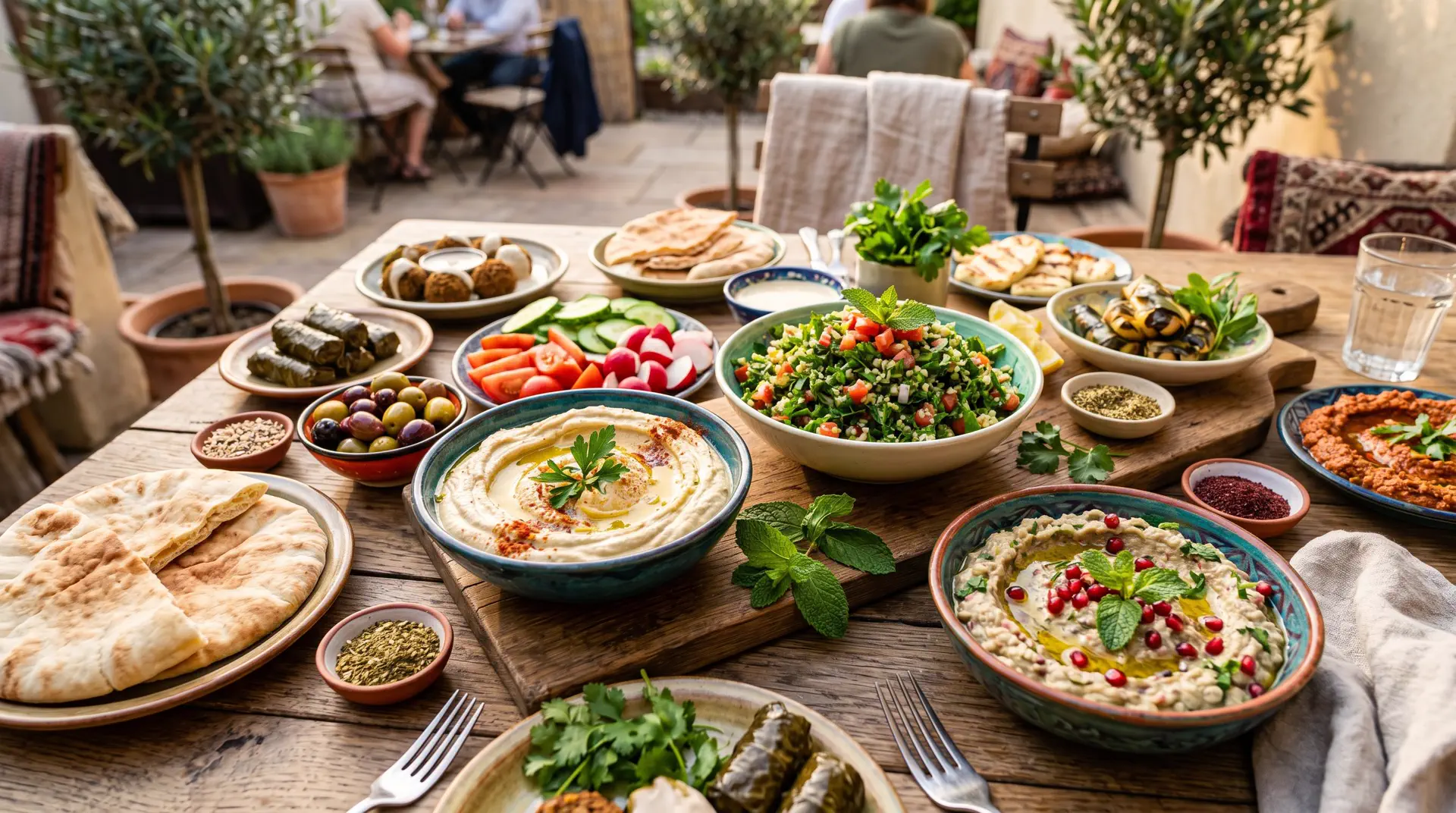 Mezzes mediterraneens Restaurant Mani