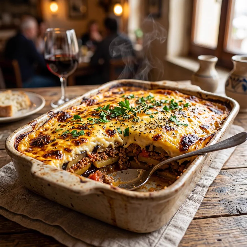 Moussaka gratinée