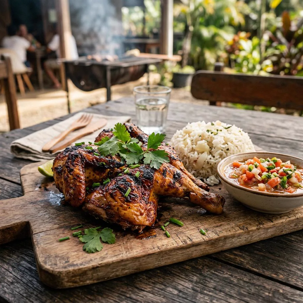 Poulet Boucane - Specialite reunionnaise