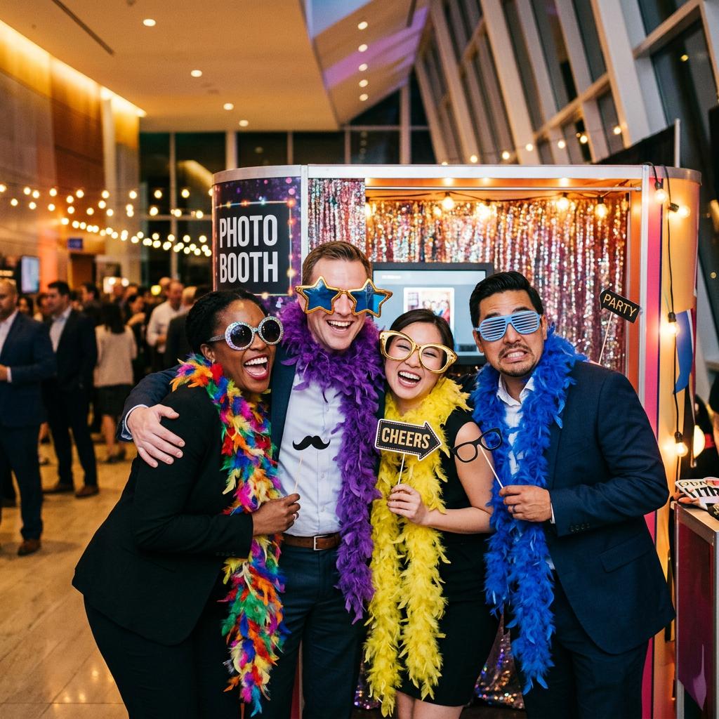 Evenement corporate avec photobooth