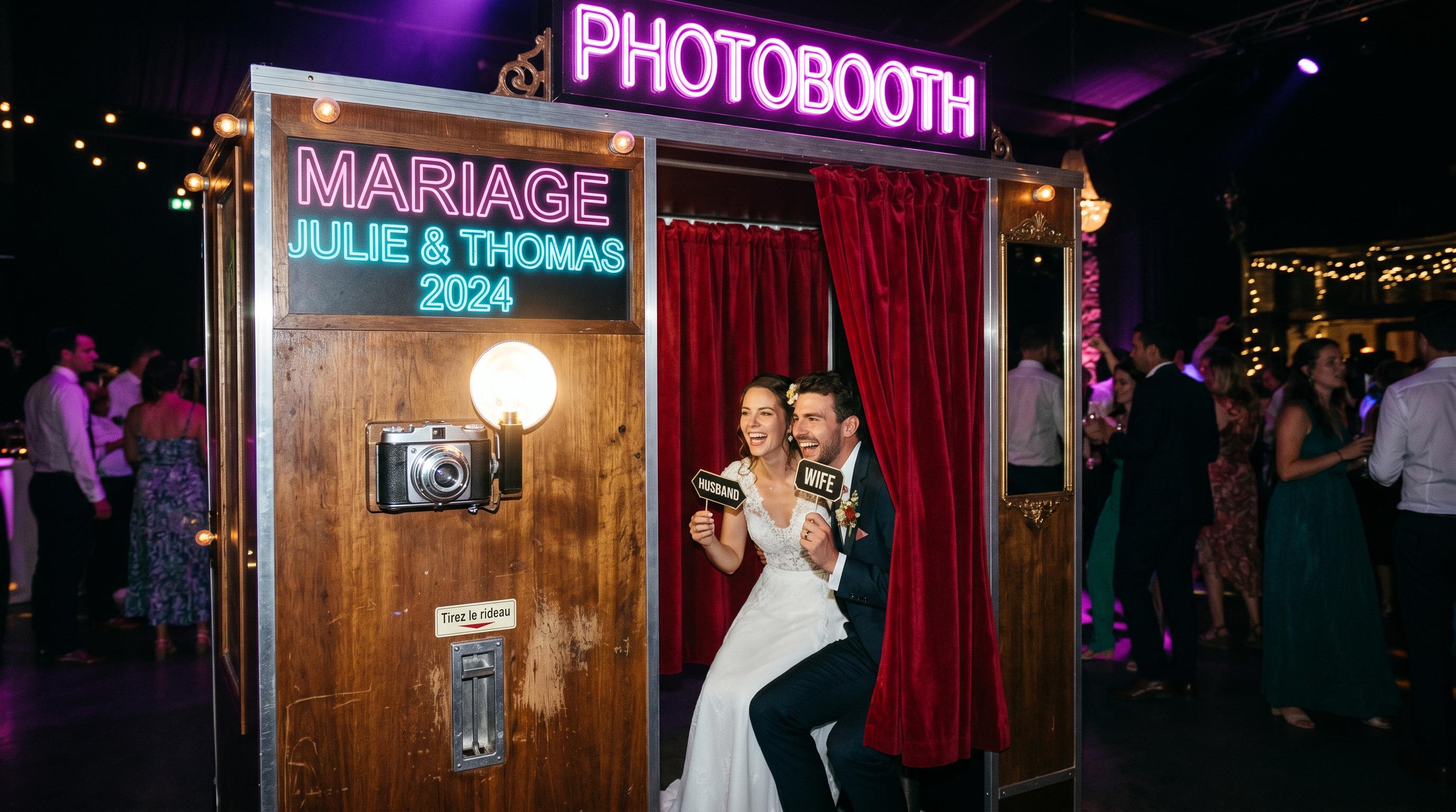 Photobooth Lumibooth en action lors d'un evenement