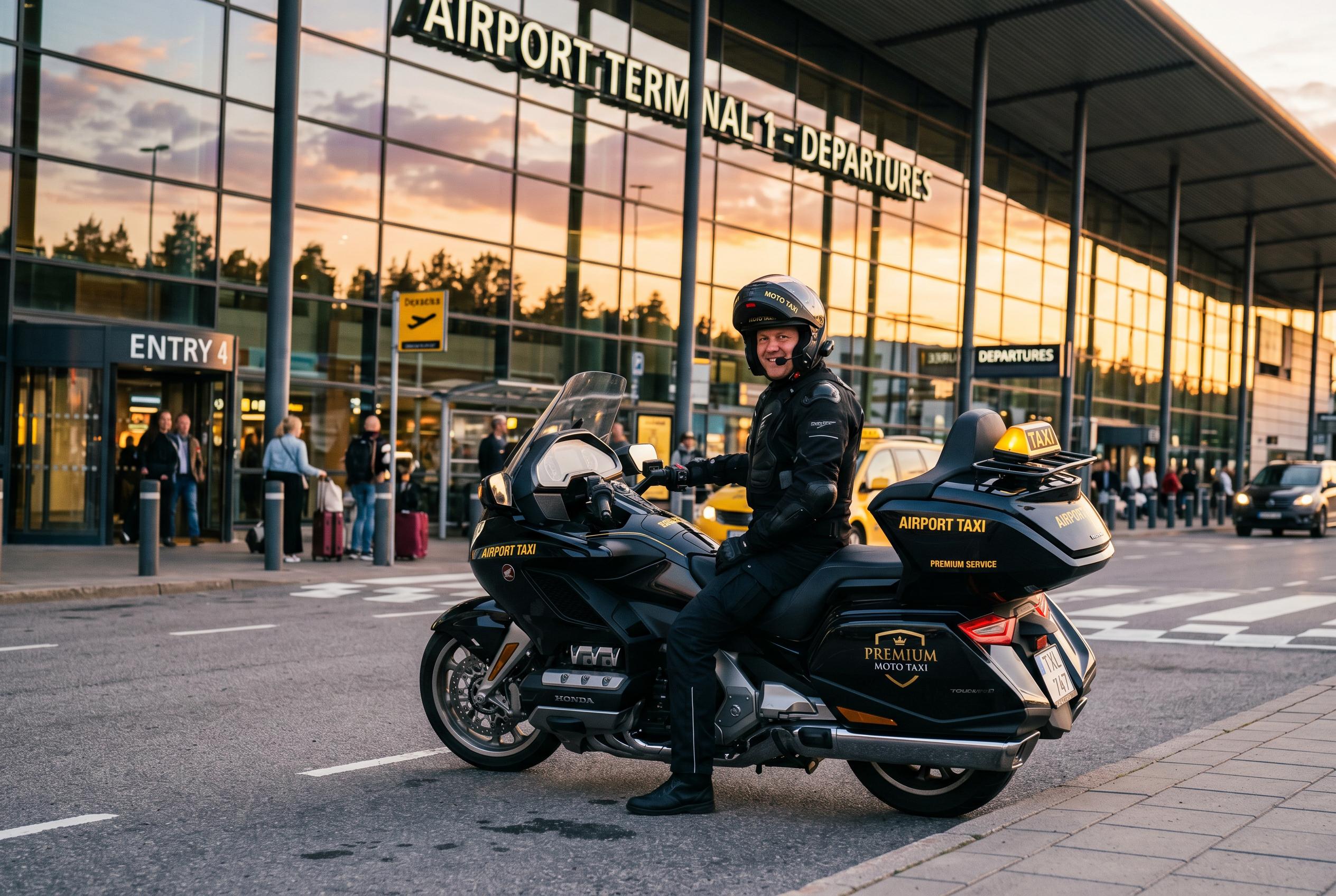 Goldwing en configuration moto taxi