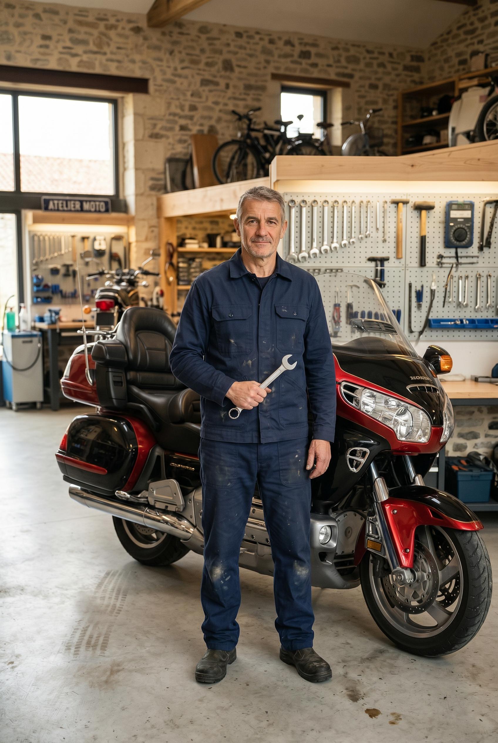 Portrait du mécanicien ALS MOTO Heitor
