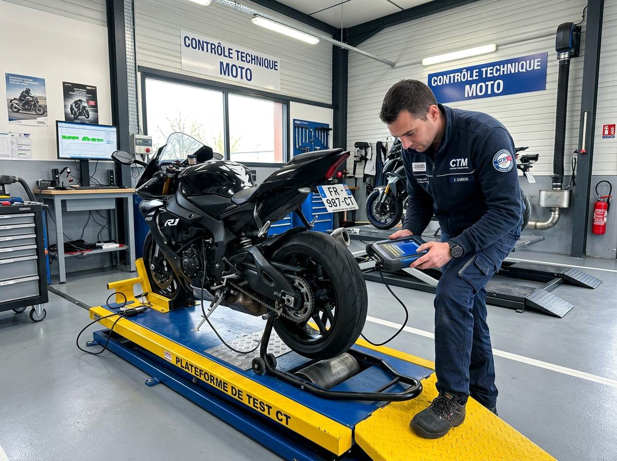 Contrôle technique moto et scooter