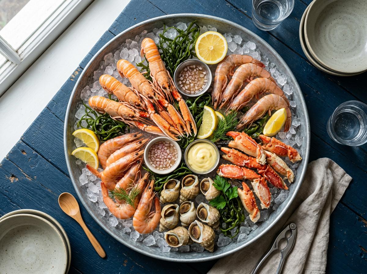Fruits de mer assortis