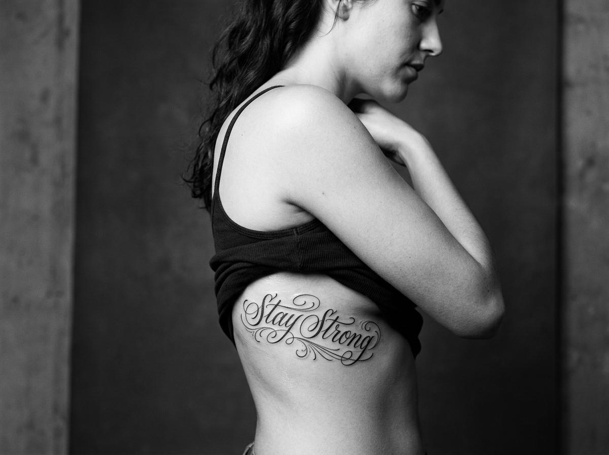Tatouage lettrage